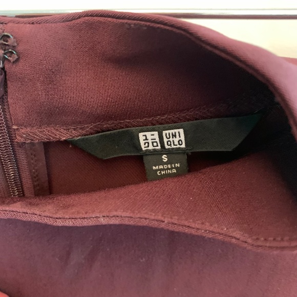 Uniqlo Maroon blouse - Picture 3 of 4